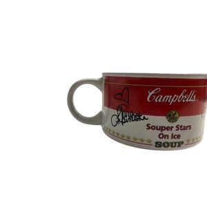 Campbell Soup Souper Stars On Ice Signed Mug  Mmm Mmm Good Bowl Plate Set
